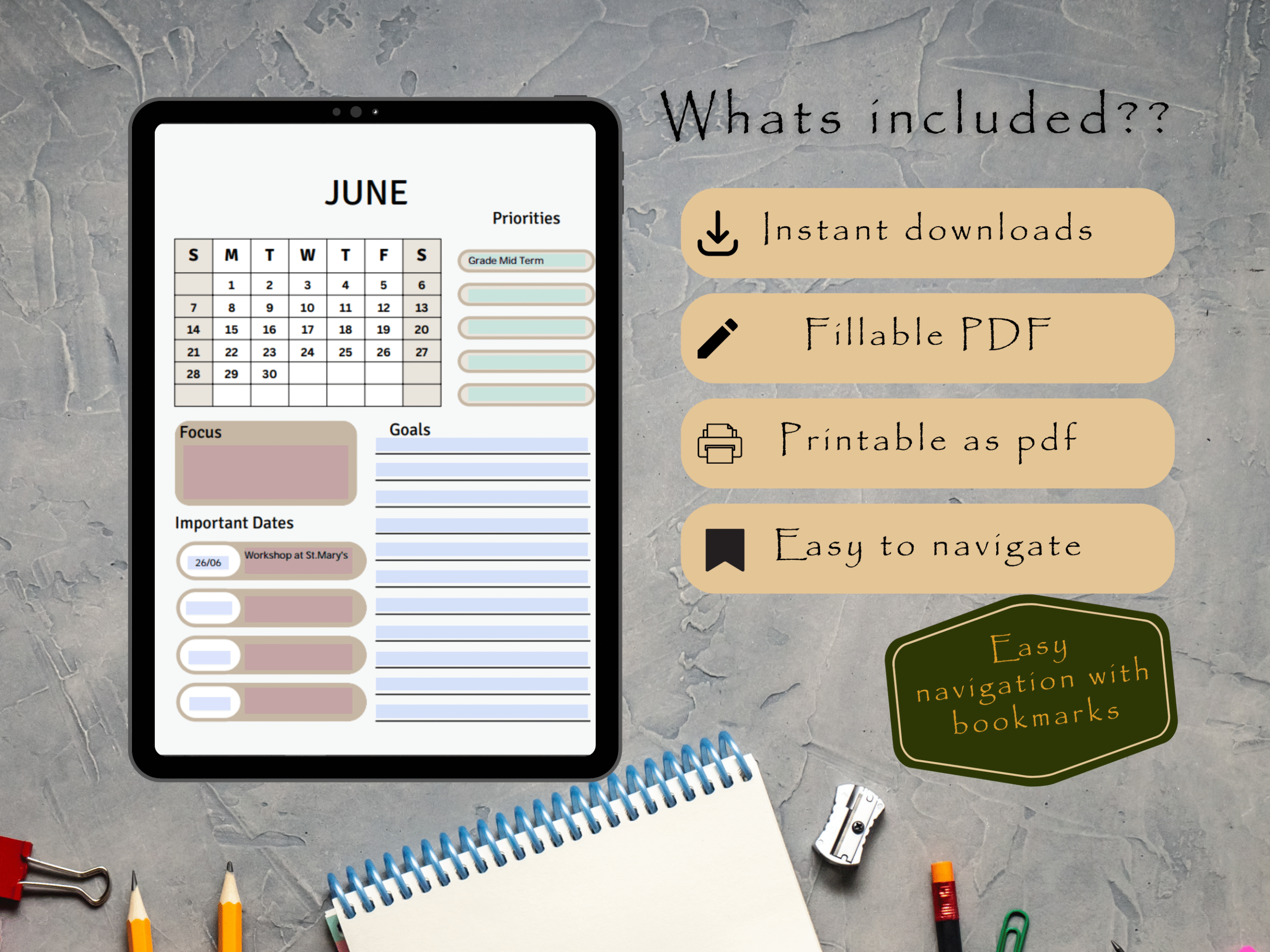 lesson planner bundle