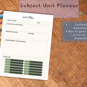 unit planner
