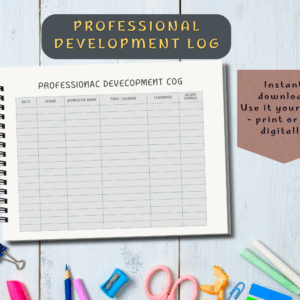professional development log