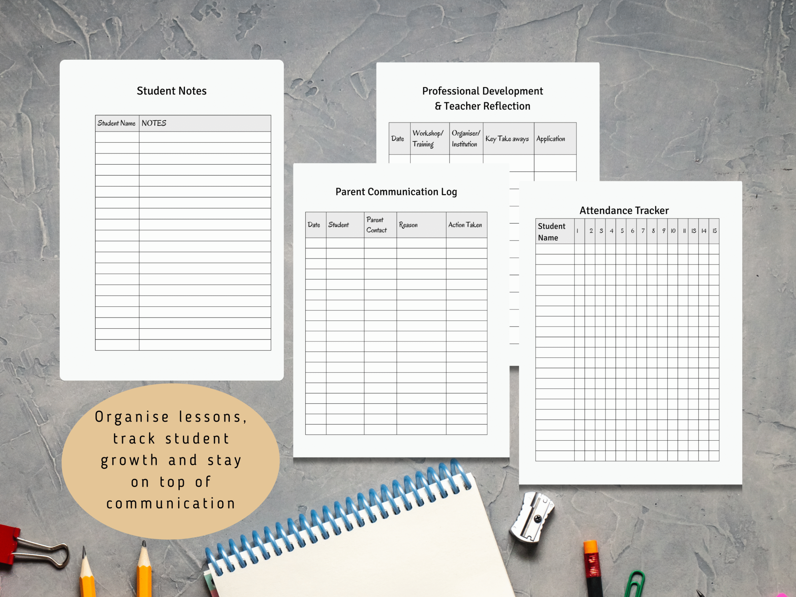 lesson planner bundle
